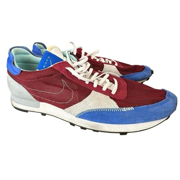 Nike Men's Red Blue Dbreak-Type Suede Mesh Lace Up Casual Sneaker Shoes Size 14 - Picture 3 of 13